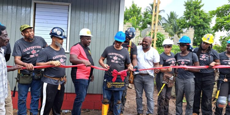 Carpenters’ Union Local 27 Builds Home for Needy Family in Jamaica