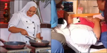 Kenyan Chef breaks down during longest cooking marathon attempt
