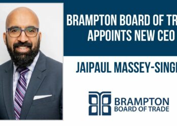 Brampton Board of Trade Appoints Jaipaul Massey-Singh as New CEO, Charting a Course for Growth and Community Impact