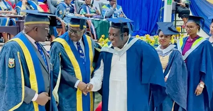 Saheed Osupa graduates with a Bachelor’s degree in Political Science from University of Ibadan