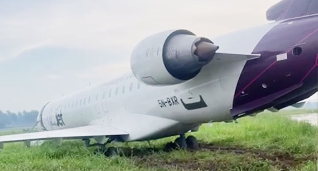 62 passengers had close shave with death as plane skids off Port Harcourt airport’s runway