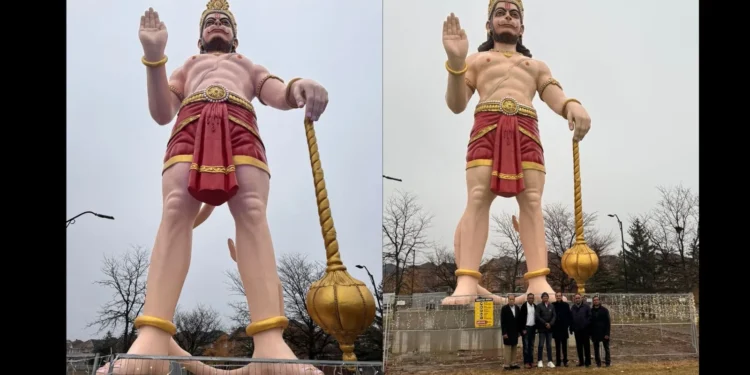 Tallest Hanuman statue built in Brampton, to be unveiled next year