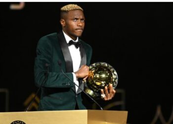 Osimhen Thanks Amunike After Winning CAF Player Of The Year Award (video)