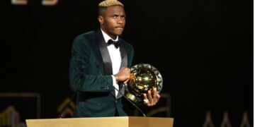 Osimhen Thanks Amunike After Winning CAF Player Of The Year Award (video)