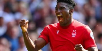Taiwo Awoniyi nominated for Nottingham Forest Fans’ Footballer of the Year 2023 award.