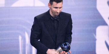 Lionel Messi becomes the first footballer to win The Best FIFA Men’s Player award three times