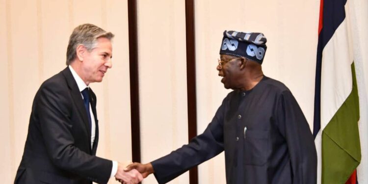 Blinken meets Tinubu, promises $45m security fund for Nigeria