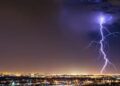 Air Canada flight from Vancouver to London truck by lightning