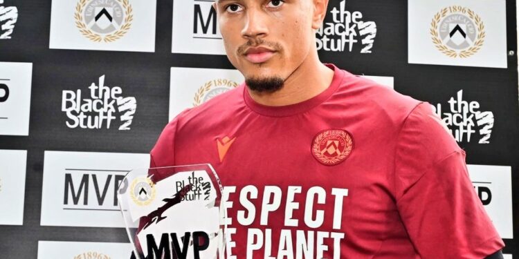 Maduka Okoye named Udinese Player Of The Month For February